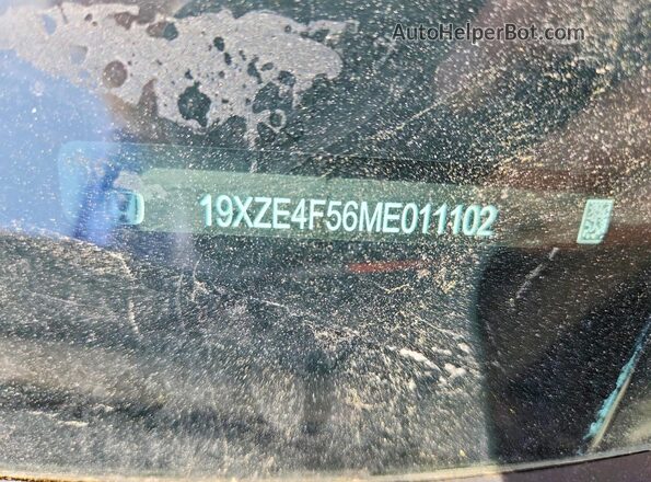 19XZE4F56ME011102 2021 HONDA INSIGHT Gray Vista de la etiqueta del VIN