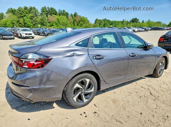 19XZE4F56ME011102 2021 HONDA INSIGHT Gray Trasero derecho