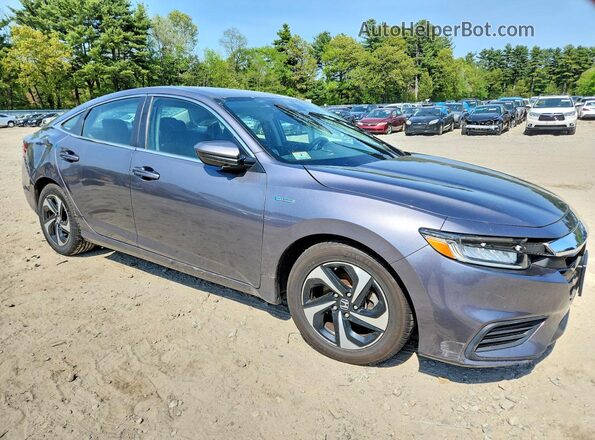 19XZE4F56ME011102 2021 HONDA INSIGHT Gray Delantero derecho