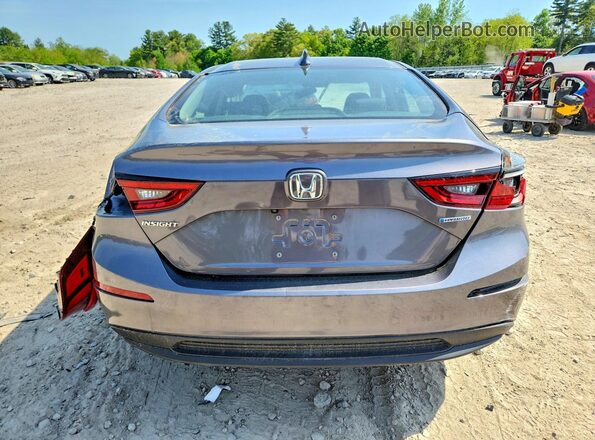 19XZE4F56ME011102 2021 HONDA INSIGHT Gray Vista trasera