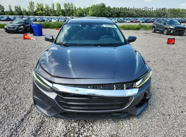 19XZE4F57KE009341 2019 HONDA INSIGHT Gray Widok z przodu