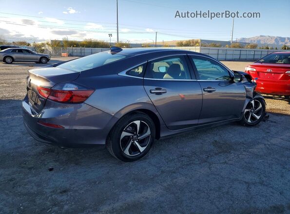 19XZE4F57ME009133 2021 HONDA INSIGHT Gray Rear right