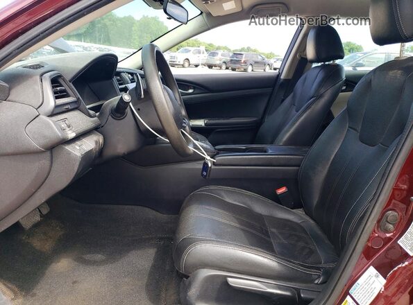 19XZE4F58KE033244 2019 HONDA INSIGHT Burgundy Front interior view