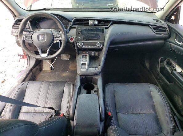 19XZE4F58KE033244 2019 HONDA INSIGHT Burgundy Dashboard view