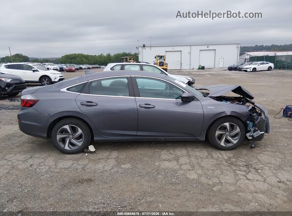 19XZE4F58LE000164 2020 HONDA INSIGHT Gray 360 interior view