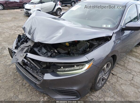 19XZE4F58LE000164 2020 HONDA INSIGHT Gray Front view