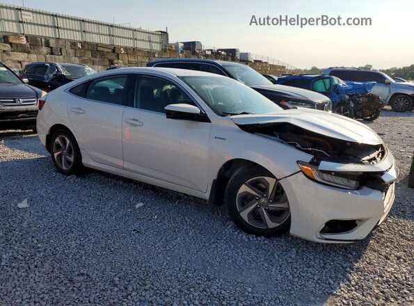 19XZE4F58LE009186 2020 HONDA INSIGHT White Передня права чверть