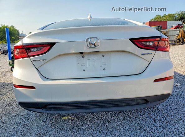 19XZE4F58LE009186 2020 HONDA INSIGHT White Вид ззаду