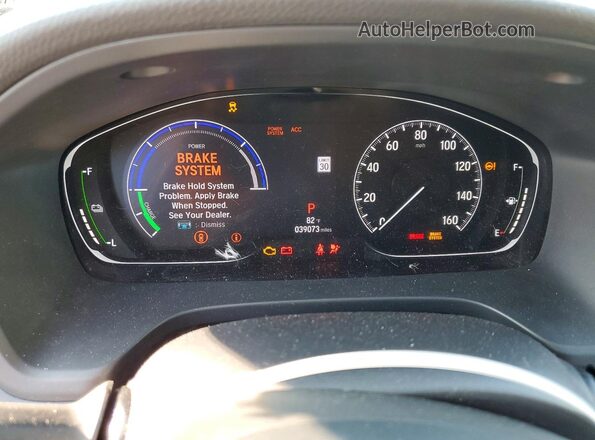 19XZE4F58LE009186 2020 HONDA INSIGHT White Вид щитка приладів