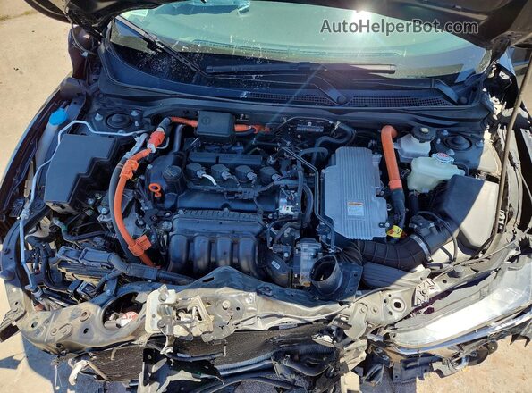 19XZE4F58NE017582 2022 HONDA INSIGHT Черный Вид задней части салона