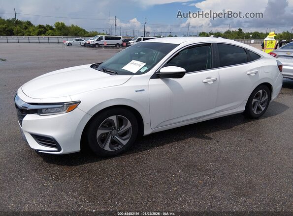 19XZE4F59LE000433 2020 HONDA INSIGHT White Przód lewy