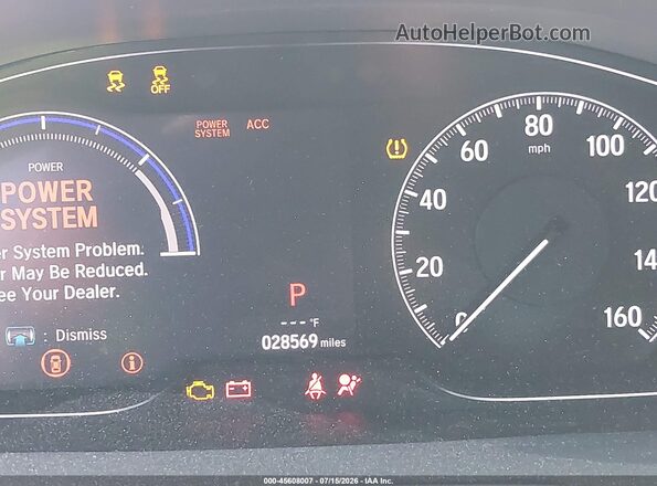 19XZE4F59LE013926 2020 HONDA INSIGHT Белый Вид задних сидений
