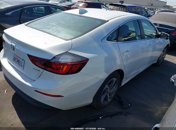 19XZE4F59LE013926 2020 HONDA INSIGHT Белый Задняя правая четверть