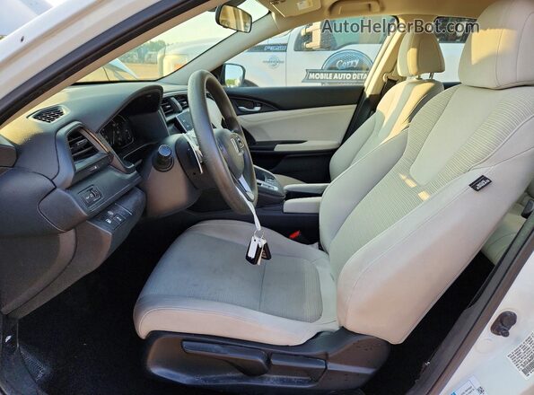 19XZE4F59ME007061 2021 HONDA INSIGHT White წინა სალონის ხედი
