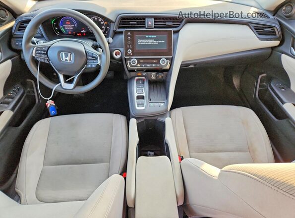 19XZE4F59ME007061 2021 HONDA INSIGHT White წინა პანელის ხედი