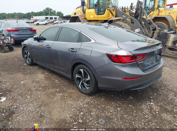19XZE4F59ME010297 2021 HONDA INSIGHT Gray უკანა მარცხენა