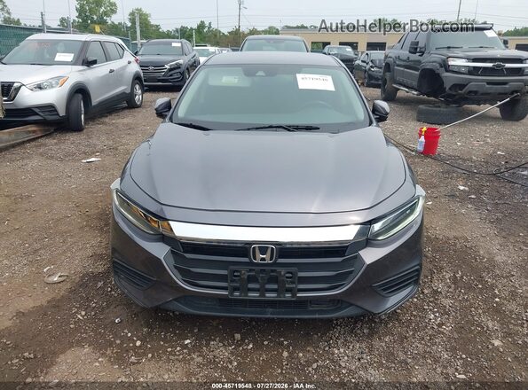 19XZE4F59ME010297 2021 HONDA INSIGHT Gray ხელსაწყოთა პანელის ხედი