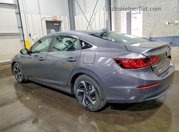 19XZE4F59ME010459 2021 HONDA INSIGHT Gray უკანა მარცხენა