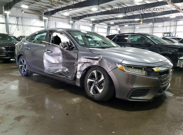 19XZE4F59ME010459 2021 HONDA INSIGHT Gray წინა მარჯვენა