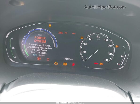 19XZE4F5XLE007374 2020 HONDA INSIGHT Silver Вид задніх сидінь