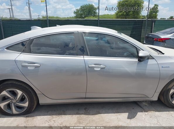 19XZE4F5XLE007374 2020 HONDA INSIGHT Silver Вид щитка приладів