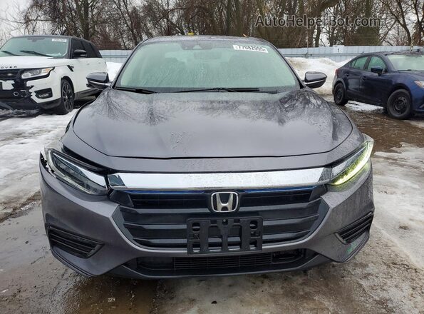 19XZE4F72LE400089 2020 HONDA INSIGHT Charcoal წინა ხედი
