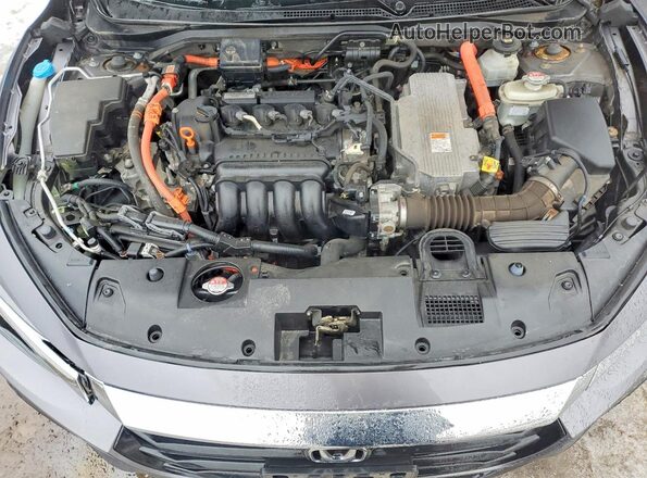 19XZE4F72LE400089 2020 HONDA INSIGHT Charcoal უკანა სალონის ხედი