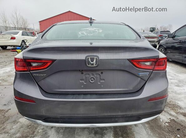 19XZE4F72LE400089 2020 HONDA INSIGHT Charcoal უკანა ხედი
