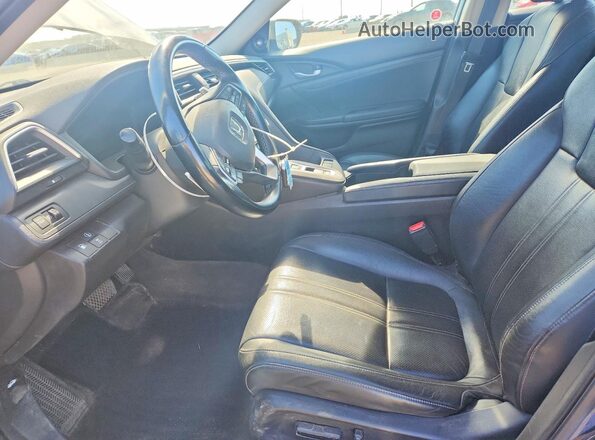 19XZE4F79ME400155 2021 HONDA INSIGHT Charcoal Widok wnętrza z przodu