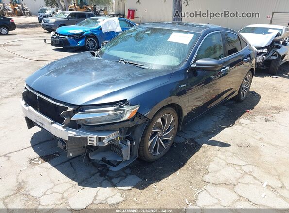 19XZE4F91KE002436 2019 HONDA INSIGHT Blue Առջևի ձախ երեք քառորդ տեսարան