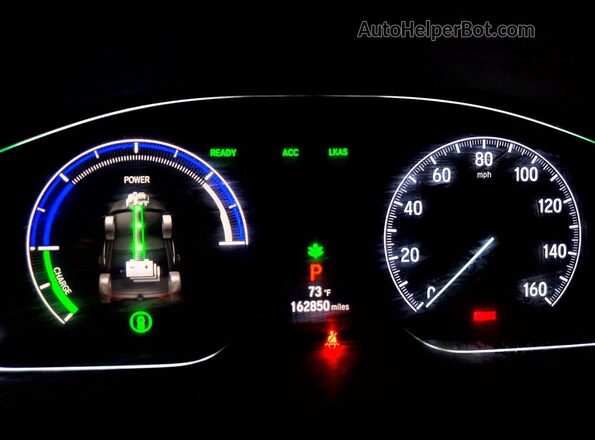 19XZE4F91LE004110 2020 HONDA INSIGHT Black Vista del cuadro de instrumentos