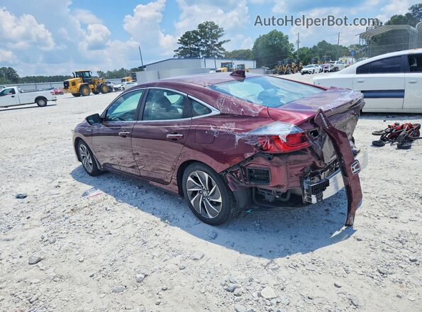 19XZE4F94KE030571 2019 HONDA INSIGHT Burgundy Rear left