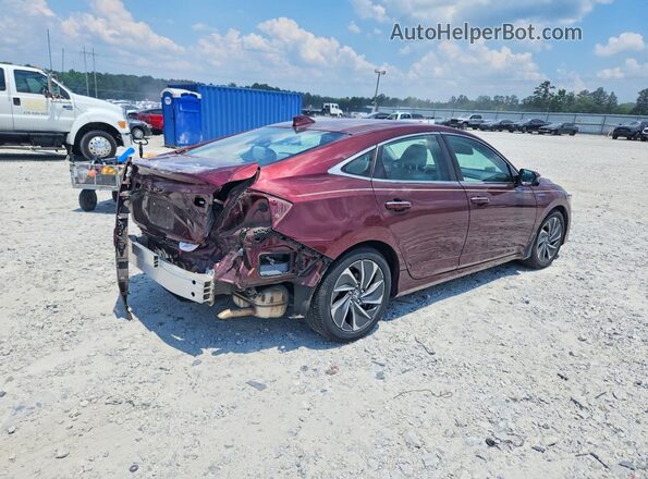 19XZE4F94KE030571 2019 HONDA INSIGHT Burgundy Rear right