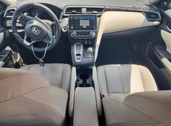 19XZE4F94KE030571 2019 HONDA INSIGHT Burgundy Dashboard view