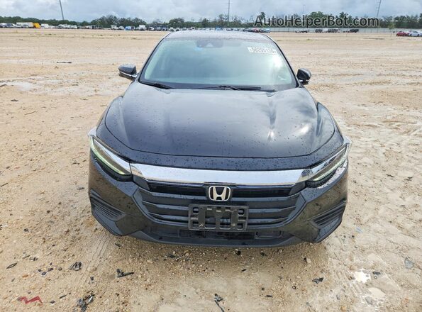 19XZE4F94LE008121 2020 HONDA INSIGHT Black Front view