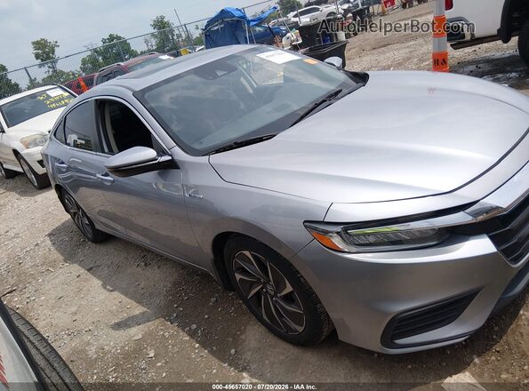 19XZE4F94ME009741 2021 HONDA INSIGHT Серебряный Вид задней части салона
