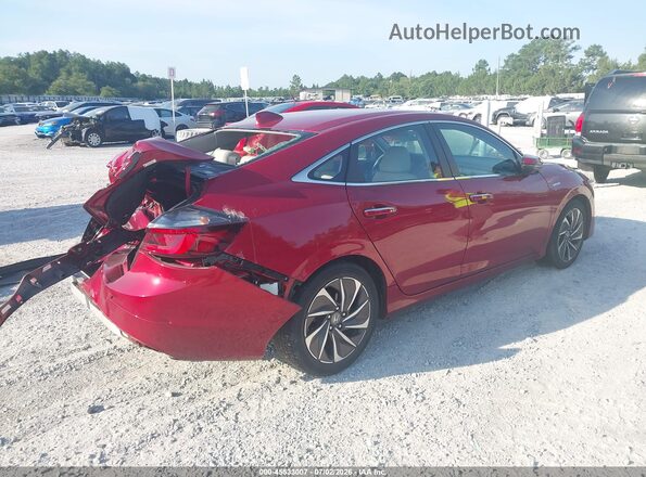 19XZE4F94NE008865 2022 HONDA INSIGHT Red უკანა მარჯვენა
