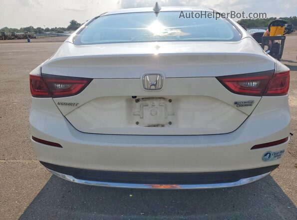 19XZE4F95KE006571 2019 HONDA INSIGHT White Vista trasera