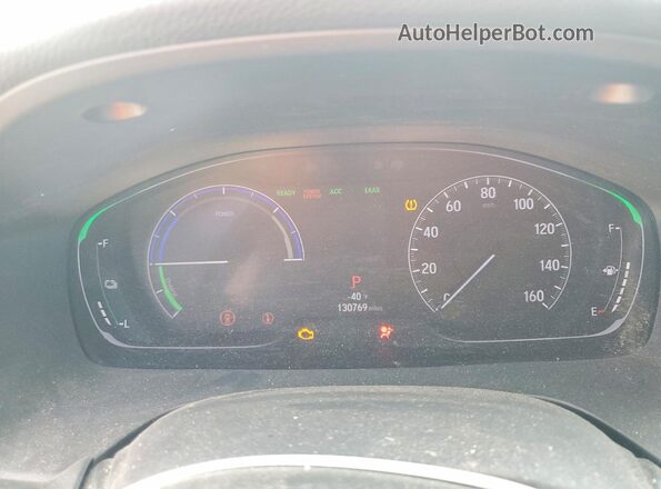 19XZE4F95KE006571 2019 HONDA INSIGHT White Vista del cuadro de instrumentos