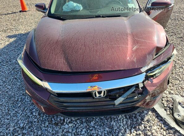 19XZE4F95KE009650 2019 HONDA INSIGHT Burgundy Widok wnętrza z tyłu