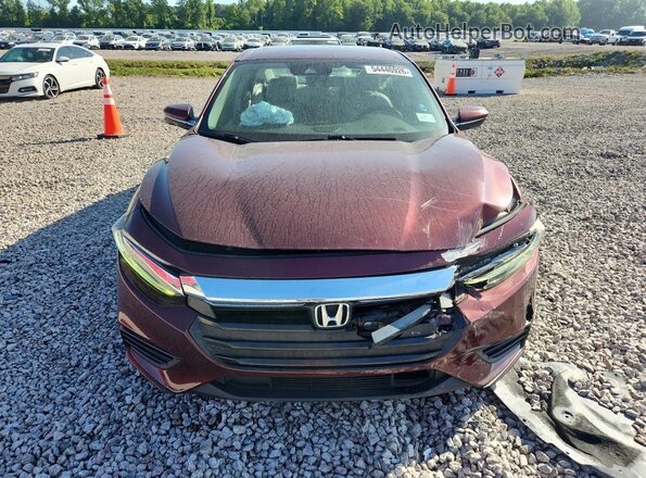 19XZE4F95KE009650 2019 HONDA INSIGHT Burgundy Widok z przodu