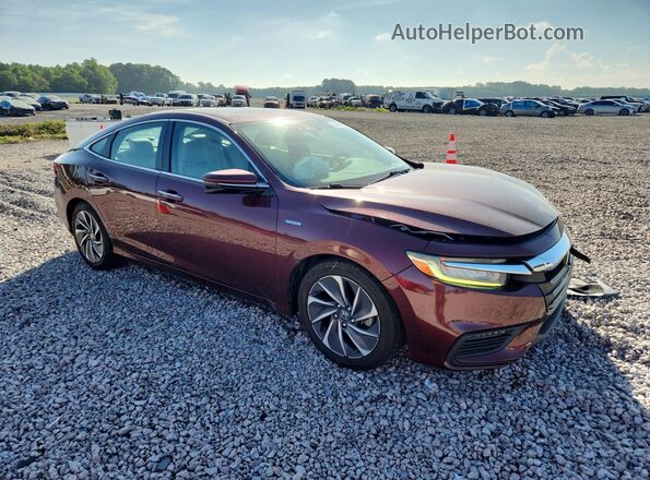 19XZE4F95KE009650 2019 HONDA INSIGHT Burgundy Przód prawy