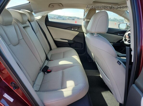 19XZE4F95KE009650 2019 HONDA INSIGHT Burgundy Widok tylnych siedzeń