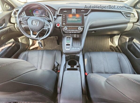 19XZE4F95LE008158 2020 HONDA INSIGHT Silver Dashboard view
