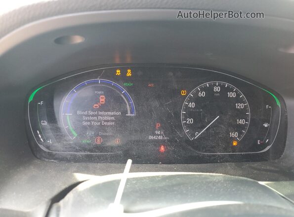 19XZE4F95ME004760 2021 HONDA INSIGHT Black Vista del cuadro de instrumentos