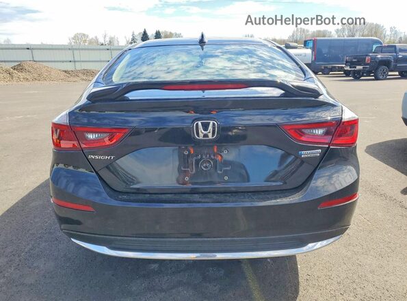 19XZE4F96LE013045 2020 HONDA INSIGHT Black Հետևի տեսք