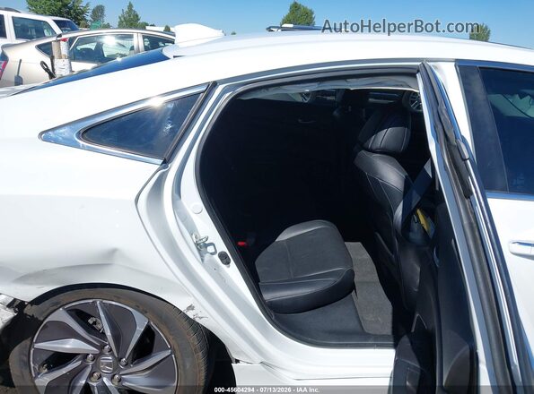 19XZE4F96NE007586 2022 HONDA INSIGHT White Widok naklejki z numerem VIN
