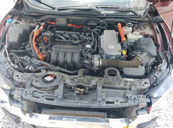 19XZE4F98LE004959 2020 HONDA INSIGHT Burgundy Vista interior trasera