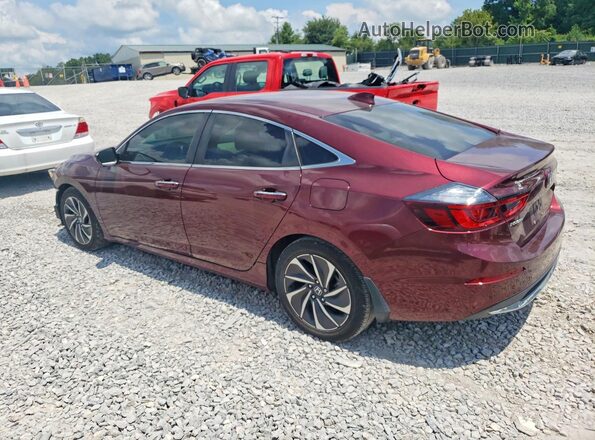 19XZE4F98LE004959 2020 HONDA INSIGHT Burgundy Trasero izquierdo