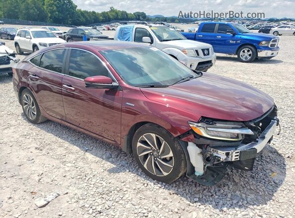 19XZE4F98LE004959 2020 HONDA INSIGHT Burgundy Delantero derecho